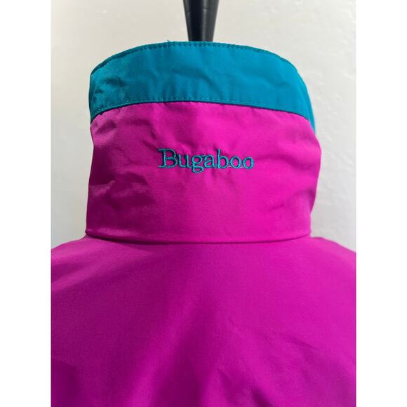 Vintage Columbia Bugaboo Radial Sleeve Ski Jacket Women’s XL – Pink & Teal 90s - Picture 3 of 11